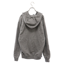 アミアレクサンドルマテュッシ HOODED SWEATSHIRT ハートロゴ刺繍 プルオーバースウェットパーカー グレー H19J008.730_画像2