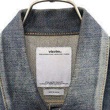 VISVIM ヴィスヴィム 15SS ウォッシュ加工 デニムジャケット インディゴ 0115105006001_画像3