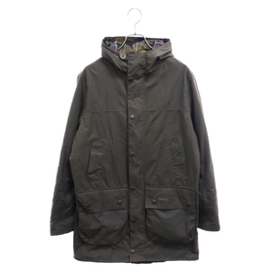 Barbour バブアー フード付き ジップアップ ミリタリー ジャンバー ジャケット ブラウン