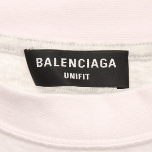 BALENCIAGA バレンシアガ アップサイドダウンTシャツ 698811 TMVC9 ホワイト/グレーの画像3