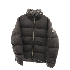 Пуховик MONCLER NIJIMA с логотипом монограмма черный H20911A00206 596C0