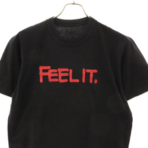 Sacai サカイ 21SS ERIC HAZE FEEL IT T-SHIRT エリックヘイズ レタリングプリント半袖Tシャツ ブラック 21-0306S_画像4