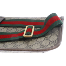 GUCCI グッチ GGスプリーム ネオヴィンテージ シェリーライン PVC レザーボディバッグ ショルダーバッグベージュ 498980 493075_画像6