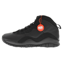 ナイキ Air Jordan 10 Retro Blackout エアジョーダン 10 レトロ ブラックアウト ハイカットスニーカー US8.5/26.5cm ブラック 310805-010_画像1