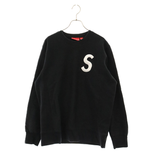 SUPREME シュプリーム 16AW S Logo Crewneck Sロゴ クルーネックスウェットトレーナー ブラック