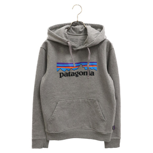 PATAGONIA パタゴニア 19SS P-6 Logo Uprisal Hoody ロゴアップライザルフーディ プルオーバーパーカー グレー39539SP19