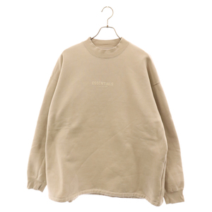 FOG Essentials フィアオブゴッド エッセンシャル Mockneck Sweatshirt モックネック スウェットトレーナー ベージュ