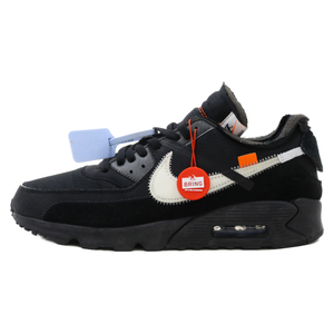 NIKE ナイキ×OFF-WHITE AIR MAX 90×オフホワイト エアマックス90 ローカットスニーカー ブラック US11/29.0cm AA7293-001