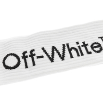OFF-WHITE オフホワイト ARROW MID LENGTH SOCKS - WHITE/BLACK アロウ ミッド レングス ソックス 靴下 ホワイト/ブラック_画像3