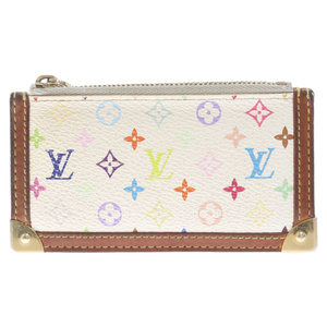 LOUIS VUITTON ルイヴィトン マルチカラーモノグラム ポシェット・クレ M92655 ジップコインケース マルチ