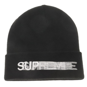 SUPREME シュプリーム 23SS Motion Logo Beanie モーションロゴ ビーニー ニットキャップ ブラック