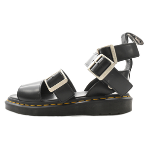 Rick Owens リックオウエンス×Dr. Martens GRYPHON STRAP RO ドクターマーチン レザーストラップ ハイ サンダル ブラック UK6.5