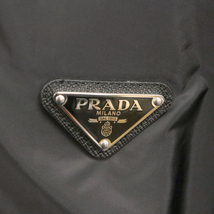 PRADA プラダ 22SS Re-Nylon&Wool Cardigan UMG116 リナイロン ウール切替カーディガン ジップアップブルゾン ジャケット ブラック_画像5