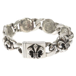 CHROME HEARTS クロムハーツ BS FLUER LINK/BSフレアリンク シルバーブレスレット