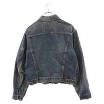 Levi's リーバイス 60S VINTAGE ヴィンテージ 557 3rd ボタン裏A 均等V BIGE サード デニムトラッカージャケット インディゴ 44～46サイズ_画像2