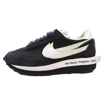 NIKE ナイキ×Sacai FRAGMENT DESIGN LD WAFFLE DH2684-400 サカイ フラグメント ワッフル ローカットスニーカー ネイビー US9/27cm_画像1