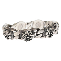 CHROME HEARTS クロムハーツ CELTIC LINK ケルティックリンク シルバーブレスレット 5LINK_画像4