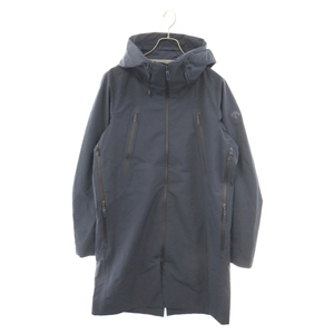 DESCENTE ALLTERRAIN デサントオルテライン HARD SHELL COAT デサント ハード シェル ポリエステル ロングコート ネイビー DAMOGC45