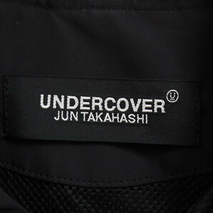 UNDERCOVER アンダーカバー 19SS WEEKEND MONDAYS ウィークエンド マンデイ プリント フーデット コーチ ジャケット ブラック UCW9203の画像5