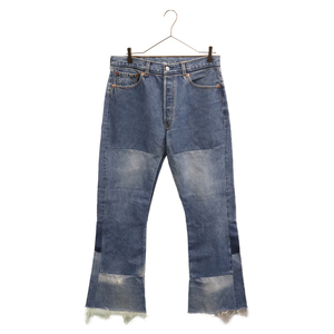 READY MADE レディメイド 24SS DENIM FLARE/BLUE 再構築 フレアデニムパンツ インディゴ RE-CO-BL-00-00-243