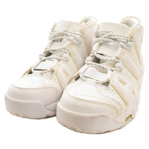 NIKE ナイキ AIR MORE UPTEMPO 96 エアモアアップテンポ ハイカットスニーカー ホワイト USD9.5/27.5cm 921948-100の画像3