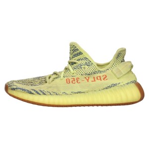 adidas アディダス YEEZY BOOST 350 V2 SEMIFROZEN イージーブースト ローカットスニーカーセミフローズン イエロー B37572 26.5cm/US8.5