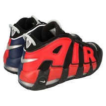 NIKE ナイキ AIR MORE UPTEMPO 96 エア モア アップテンポ 96 ハイカットスニーカーブラック/レッド/ブルー US8.5/26.5cm DJ4400-001_画像4