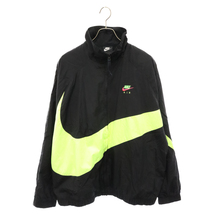 NIKE ナイキ CITY NEON HBR WOVEN JACKET ナイロンジップアップジャケット ブラック CD9262-010_画像1