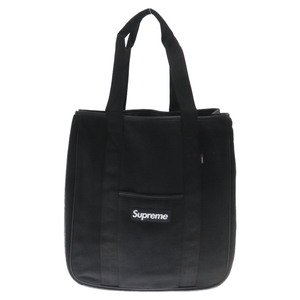 SUPREME シュプリーム 20AW Canvas Tote ボックスロゴキャンバストートバッグ ブラック