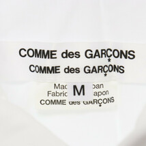 COMME des GARCONS コムデギャルソン 断ち切り ブラウス 長袖シャツ ホワイト レディース RI-B002_画像5