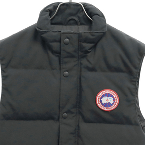 CANADA GOOSE カナダグース GARSON VEST ギャルソン ジップアップ ガーソン ダウンベスト ブラック 4151Mの画像3