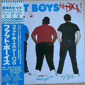 見本盤 美品 国内盤LP FAT BOYS / FAT BOYS ARE BACK / WARNER PIONEER P-13208 ファット・ボーイズ HipHopの画像1