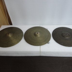 ３枚まとめて。 ジルジャン ?  ZILDJIAN ? シンバル？ 。の画像1