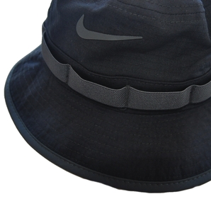 NIKE / ナイキ NIKE BOONIE BUCKET HAT DRY-FIT UNISEX BLACK の画像2