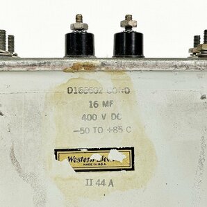 Western Electric D166602 COND 16MFD 400V 2個 [32644]の画像3