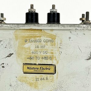 Western Electric D166602 COND 16MFD 400V 2個 [32644]の画像2