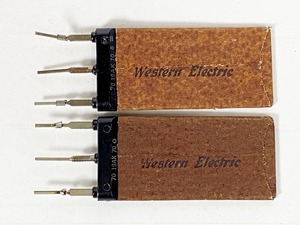 Western Electric 19AK 70Ω + 70Ω 板抵抗 2個 [26686]