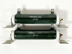 J.E.N ホーロー抵抗 RWH30G5.2ΩJ 5.2Ω 30W 未使用品 2個 [32742]