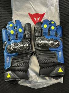 ★新品 ダイネーゼ　CARBON 4 SHORT GLOVES　Lサイズ　青/黒/黄★