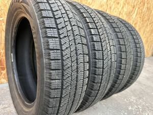 送料無料【バリ山】22年製造 155/65R14 75Q BRIDGESTONE BLIZZAK VRX2 スタッドレス 4本セット 軽自動車 ムーブ ミラ N-BOX N-WGN等