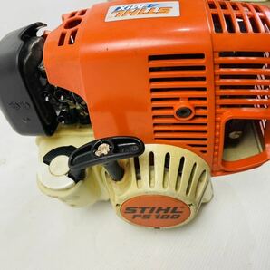 【No740】スチール STIHL FS100 4-MIX 4サイクル ナイロンコード 草刈機 刈払機 エンジン始動確認 簡易動作確認済みの画像1