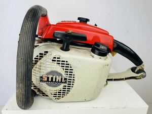 【No798】スチール STIHL 041AV エンジンチェーンソー エンジン始動確認済み ※ジャンク