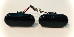 Smart smart 453 fortwo フォーツー サイドマーカー 流れるウィンカー シーケンシャルウィンカー LED Black スモークタイプ