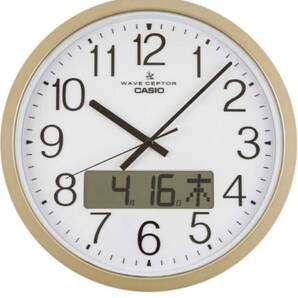 新品 CASIO(カシオ) 掛け時計 電波 時計 IC-4100J-9JFの画像1