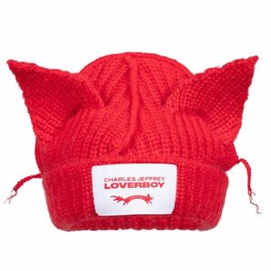 ビーニー 帽子 Charles Jeffery Loverboy Chunky Ears Beanie セブチドギョム　着用