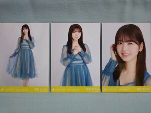 乃木坂46 筒井あやめ 会場生写真 チュール 3枚コンプ (品物説明文を必ず全てお読み下さい)