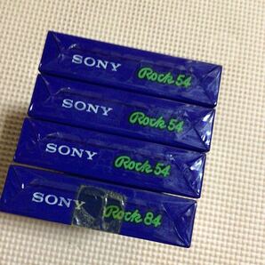 SONY ROCK 54x3.84 CrO2クロムポジション カセットテープ4本セット【未開封新品】■■の画像3