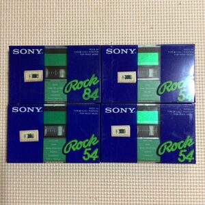 SONY ROCK 54x3.84 CrO2クロムポジション　カセットテープ4本セット【未開封新品】■■