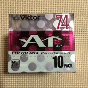 Victor Ar【エア】 COLOR MIX 74 10MD-74LX 10パック　MD【mini disc】【未開封新品】★