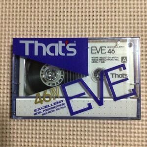 that's【太陽誘電】EVE Ⅳ 46 メタルポジション　カセットテープ【未開封新品】■■